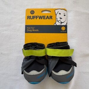 Ruffwear Polar Trex Dog Boots Black Size 2.5 64mm Vibram Winter Snow 2PK